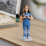 Custom Any Photo Meaningful Gift For Nurse/Healthcare Worker - Personalized Nurse Premium 3D Figurine