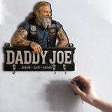 Father's Day Gifts For Dad, Grandpa - Personalized Father Custom Shaped Hanging Rack