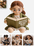 Love Reading - Personalized Book Premium Faux Fur Pillow