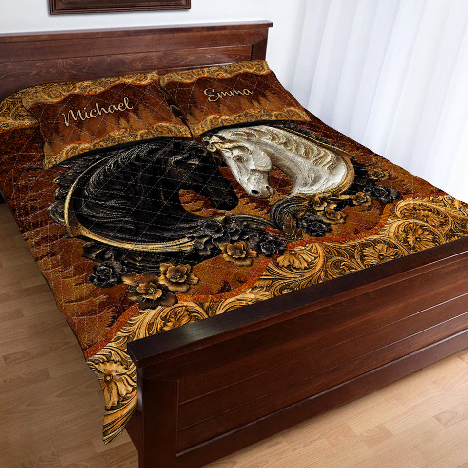 You & Me We Got This - Personalized Couple Quilt Set