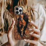 Horse Lovers - Personalized Horse Full Print Phone Case