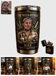 Any Photo 420 Somewhere - Personalized Weed Tumbler