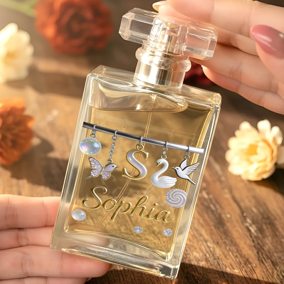 Enchantic Initial Letter Gift - Personalized Self Love Refillable Perfume Bottle