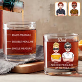 Dad's Measure - Personalized Whisky Whiskey Glass