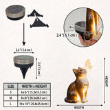 Cat And Butterfly - Personalized Cat Solar Acrylic Light