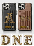 Initial Gift For Him, Gift For Man,... - Personalized Wallet Phone Case