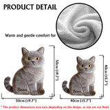 Custom Pet - Personalized Dog Faux Fur Shaped Pillow