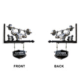 No Pain No Gain - Personalized Fitness Wooden Wall Mount Sign