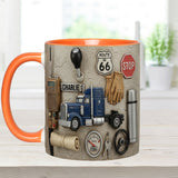 Best Truck Driver - Personalized Trucker Accent Mug