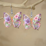 Love Butterfly - Personalized Butterfly Earrings