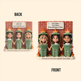 Putting Out Work Fires - Personalized Colleague Custom Shaped Acrylic Plaque