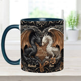 You & Me We Got This - Personalized Dragon Accent Mug