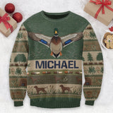 Love Hunting Season - Personalized Hunting Ugly Sweater