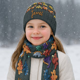 Personalized Winter Beanie Hat for Kids - Perfect for Snow Days & Trips