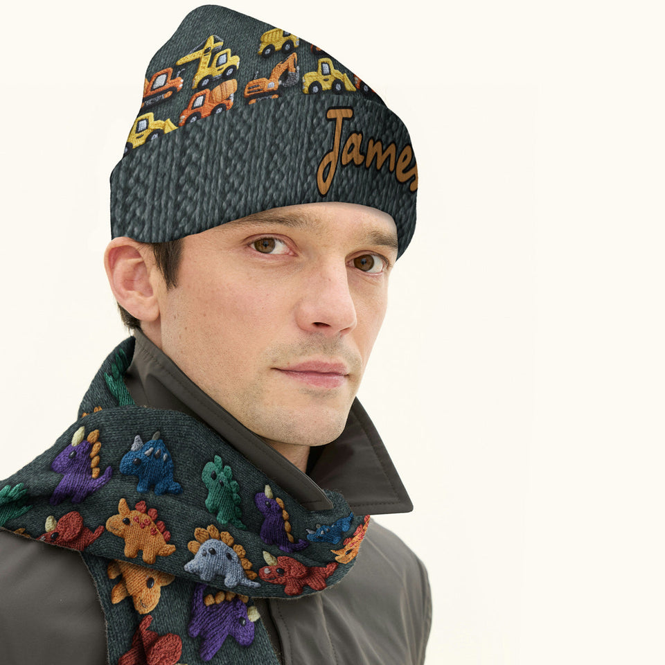 Personalized Winter Beanie Hat for Kids - Perfect for Snow Days & Trips