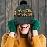 Personalized Winter Beanie Hat for Kids - Perfect for Snow Days & Trips