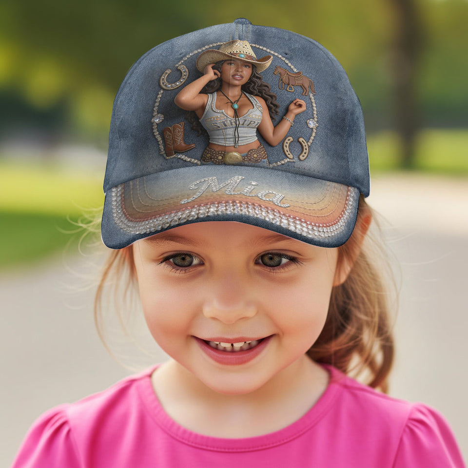 Custom Any Photo - Personalized Cowgirl Classic Cap