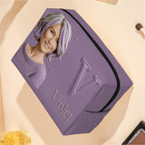 Cutsom Photo And Letter Alphabet - Personalized Self Love Makeup Bag