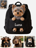 Perfect Companion - Personalized Dog Changeable Leather Patch Backpack