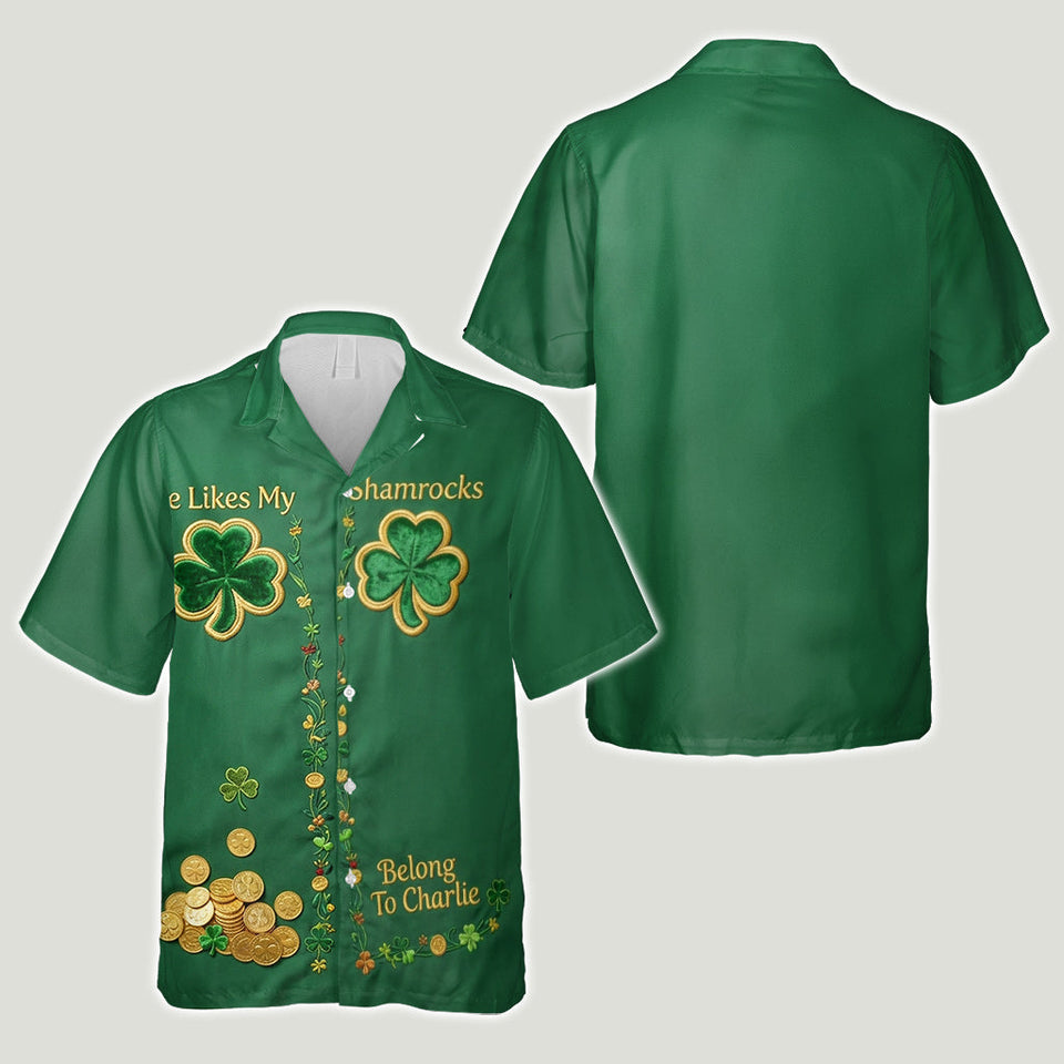 Sexy Couple Matching Gift - Personalized Couple Hawaiian Shirt & Men Shorts