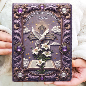 Bible Study Journal - Personalized Christian Leather Journal