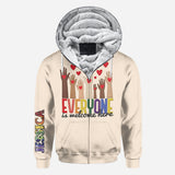 Everyone is Welcome Here - Personalized Teacher All Over Shirt