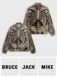 Scary Skull - Personalized Skull Varsity Jacket