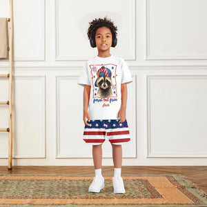 Feral But Free - Personalized Kid T-shirt & Shorts