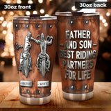 Riding Partners For Life - Personalized Biker Tumbler