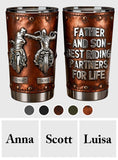 Riding Partners For Life - Personalized Biker Tumbler