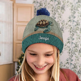 Beautiful Turtle - Personalized Turtle Beanie Hat
