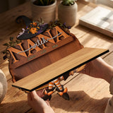 Grandma Witch - Personalized Witch Wooden Floating Shelf