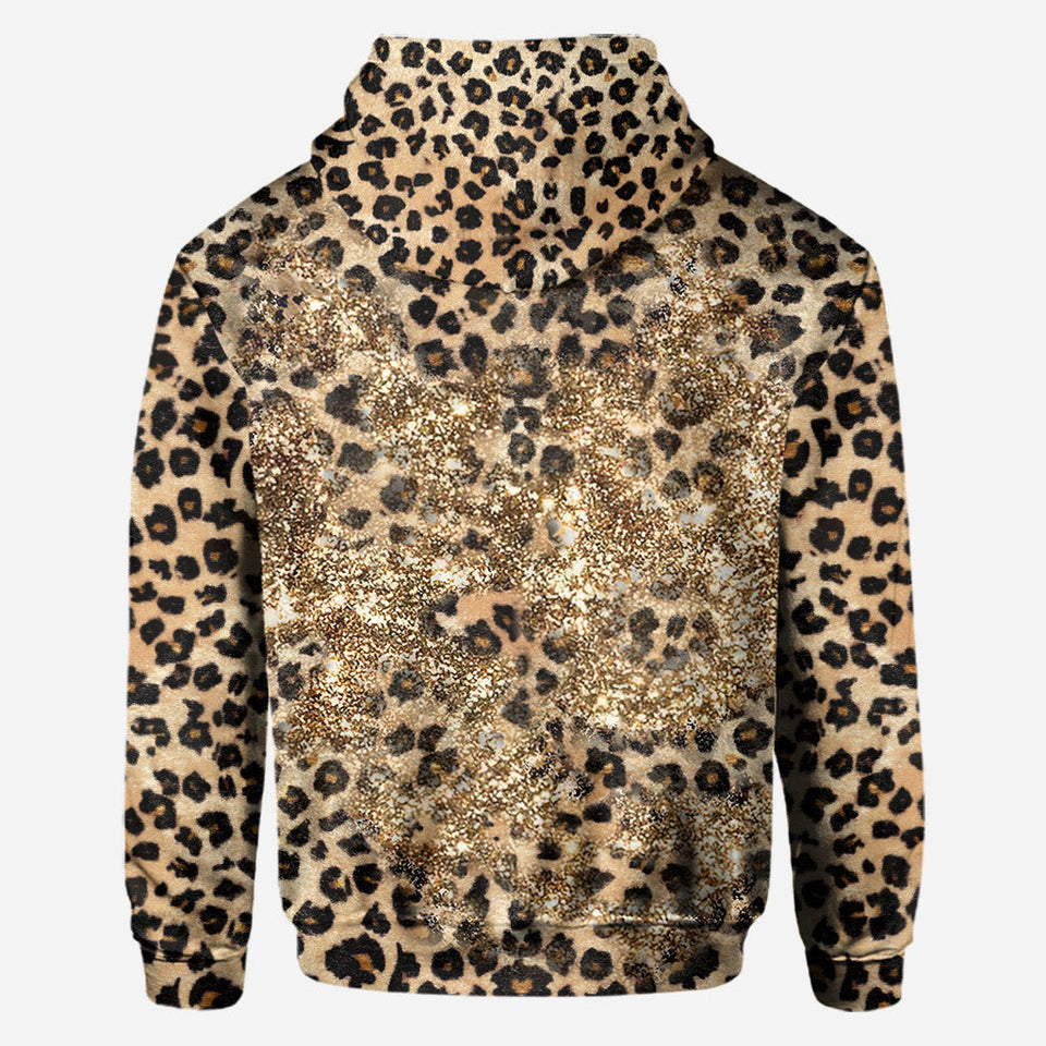Be A Teacher - Personalized All Over T-shirt and Hoodie With Faux Glitter Print