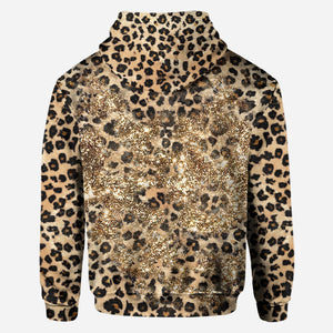 Be A Teacher - Personalized All Over T-shirt and Hoodie With Faux Glitter Print