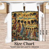 God Says You Are - Personalized African American Blanket