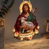 Lamb of Grace - Personalized Christian LED Light Acrylic Sign