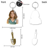 Love Gardening - Personalized Gardening Keychain With Charms