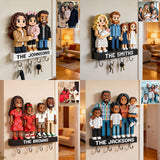 Custom Any Photo - Personalized Family Custom Shaped Hanging Rack