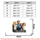 Custom Any Photo - Personalized Family Custom Shaped Hanging Rack