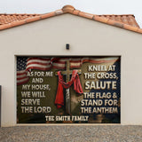 As For Me And My House - Personalized Christian Garage Door Banner