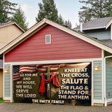 As For Me And My House - Personalized Christian Garage Door Banner