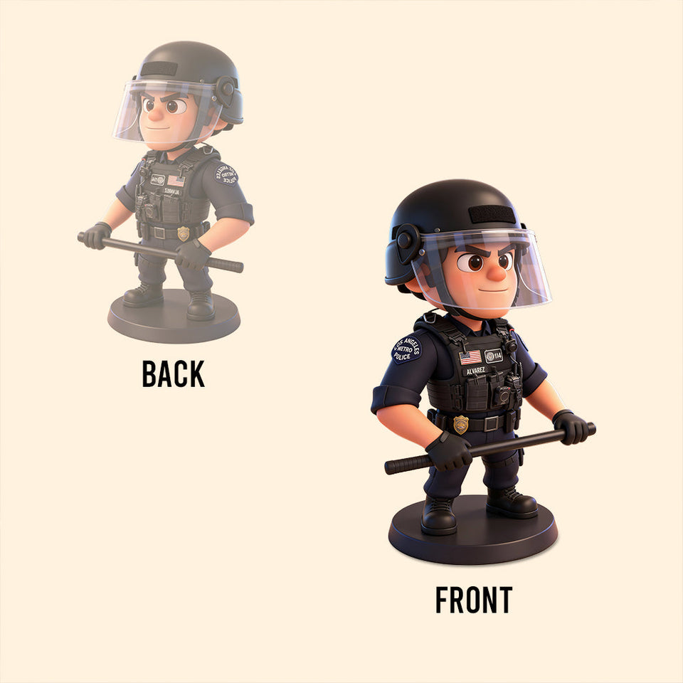 Any Photo - Personalized Police Officer Custom Shaped Acrylic Plaque