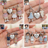 This Mom Belongs To - Personalized Mother Metal Necklaces With Pendants
