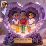 Best Mom Ever - Personalized Mother Custom Shaped Acrylic Plaque