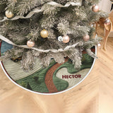 Merry Christmas For Golfer - Personalized Golf Tree Skirt