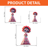 Sugar Skulls - Personalized Skull Custom Shaped Acrylic Plaque