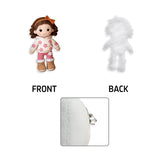 Kid Backpack, Lunch Bag, Pencil Case - Personalized Kid Back-To-School Combo & Plush Brooch