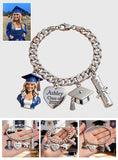Class Of 2026 - Personalized Graduation Bracelet With Charms