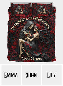 I'm Yours No Returns Or Refunds - Personalized Couple Bedding Set