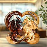 You & Me We Got This - Personalized Dragon Custom Shaped Acrylic Plaque